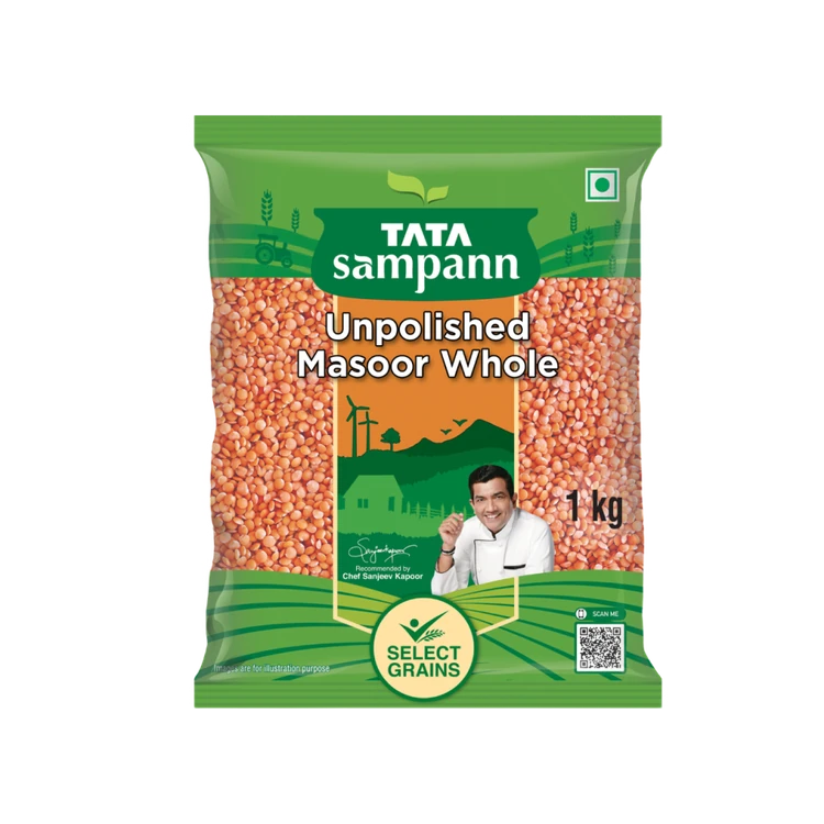 Tata Sampann Unpolished Masoor Whole (Masoor Akki)