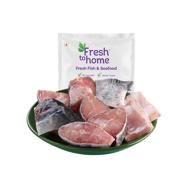 FreshToHome Catla Fish Bengali Cut with Head
