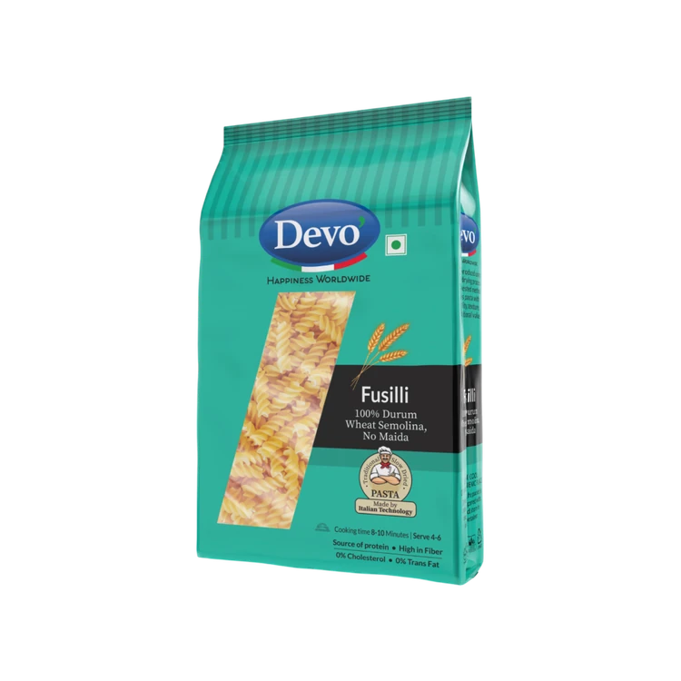 Devo 100% Durum Wheat Fusilli Pasta