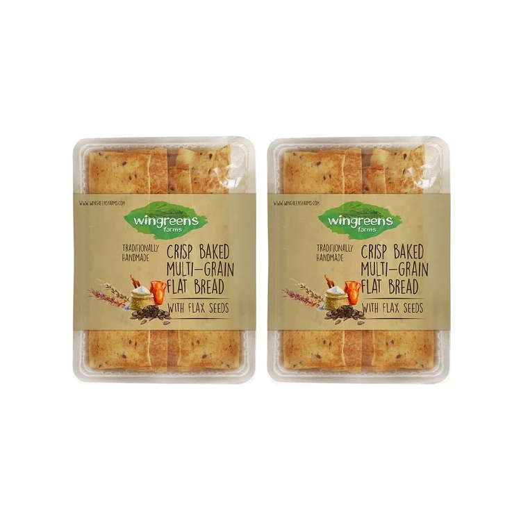 Wingreens Farms Multigrain Baked Flat Bread Sticks - Pack of 2