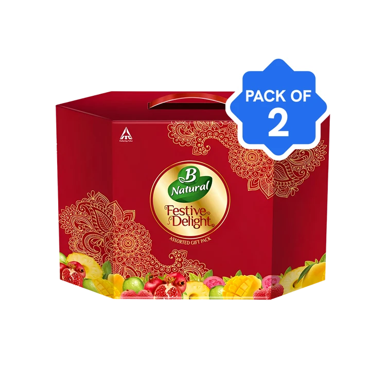 B Natural Festive Delight Juice Gift Pack - Pack of 2