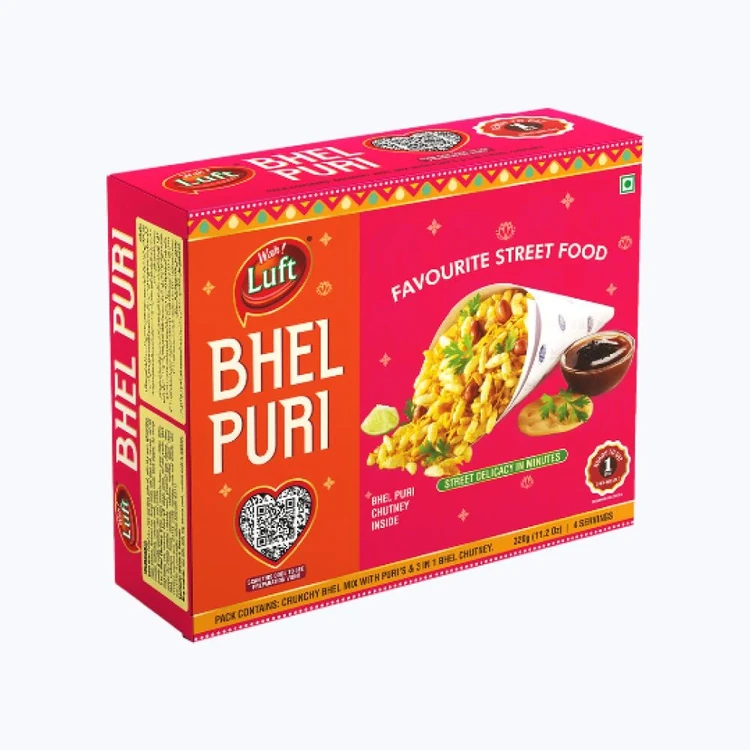 Wah Luft Bhelpuri, (with Bhel Chutney)