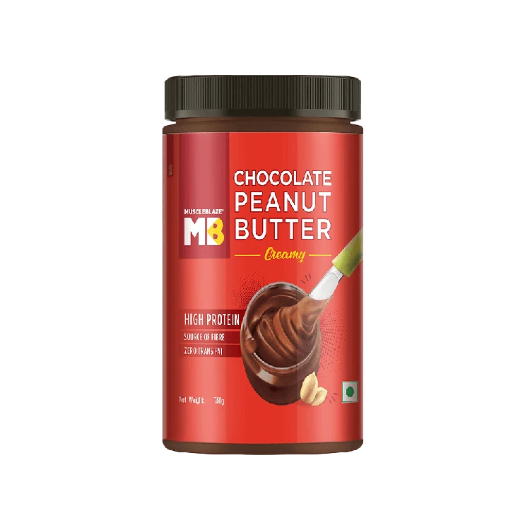 MuscleBlaze High Protein Chocolate Creamy Peanut Butter