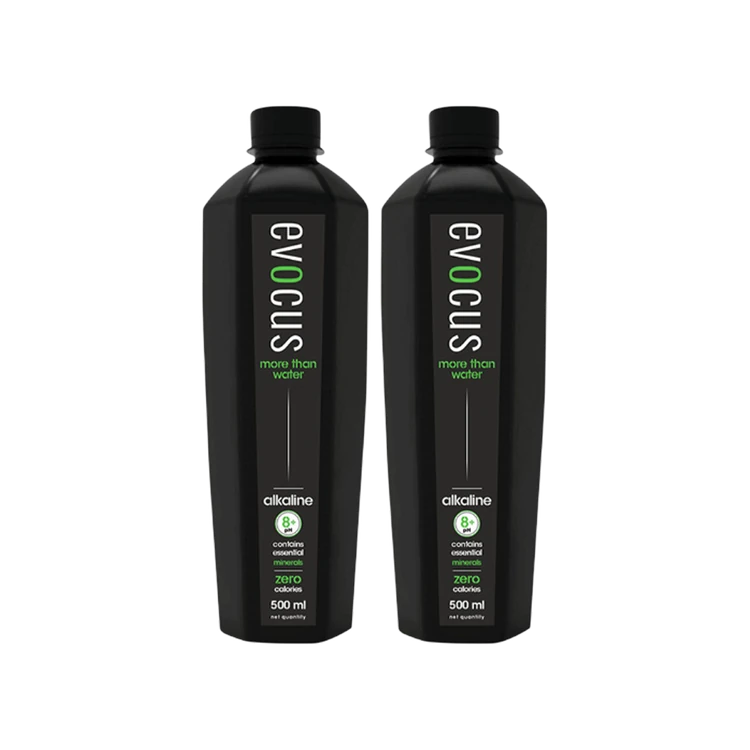 Evocus Black Alkaline Water Drink - Pack of 2