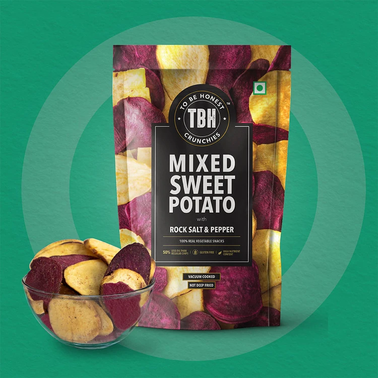 To Be Honest Mixed Sweet Potato with Rock Salt & Pepper Chips