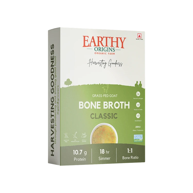Earthy Origins Grass-Fed Goat Bone Broth