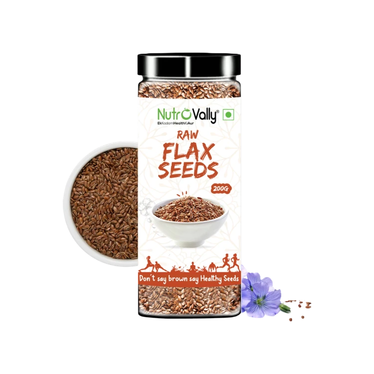 NutroVally Raw Flax Seeds (Agase Beeja)