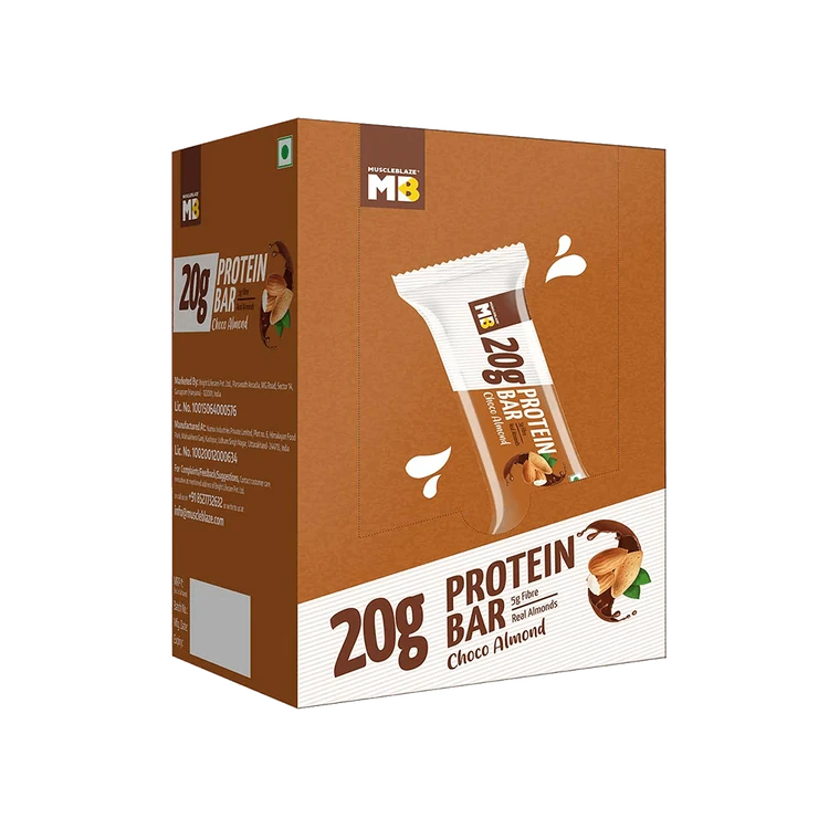 MuscleBlaze 20 g Protein Bar (Choco Almond)