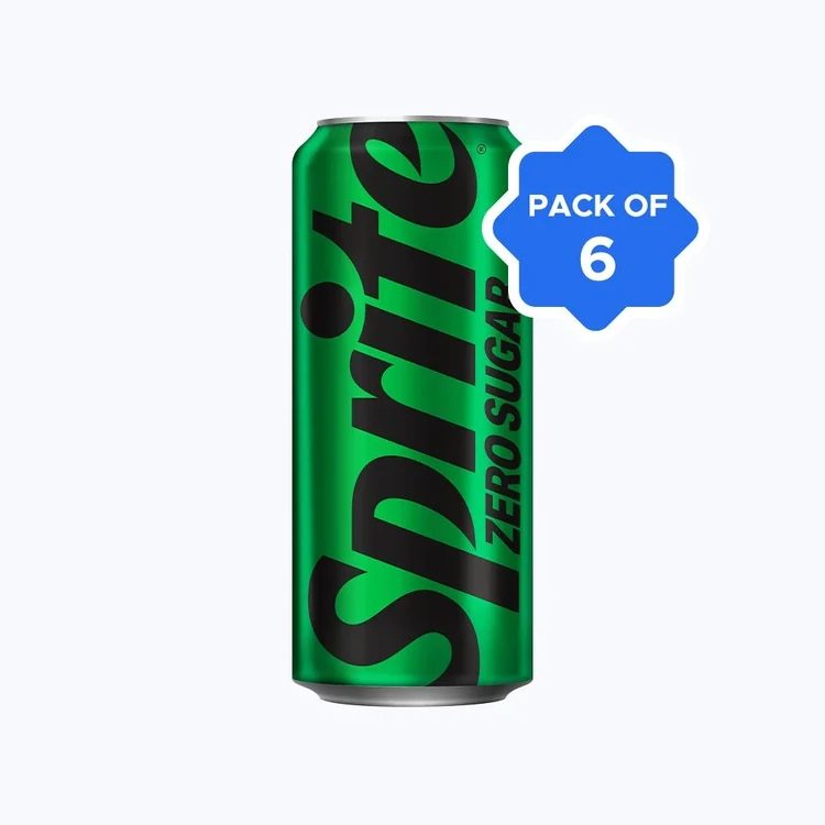 Sprite Zero Soft Drink - Pack of 6
