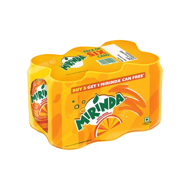 Mirinda Soft Drink Can - Pack of 6