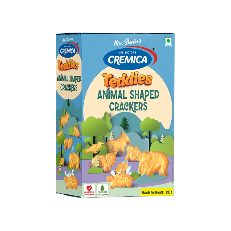 Cremica Teddies Animal Shaped Crackers Biscuit