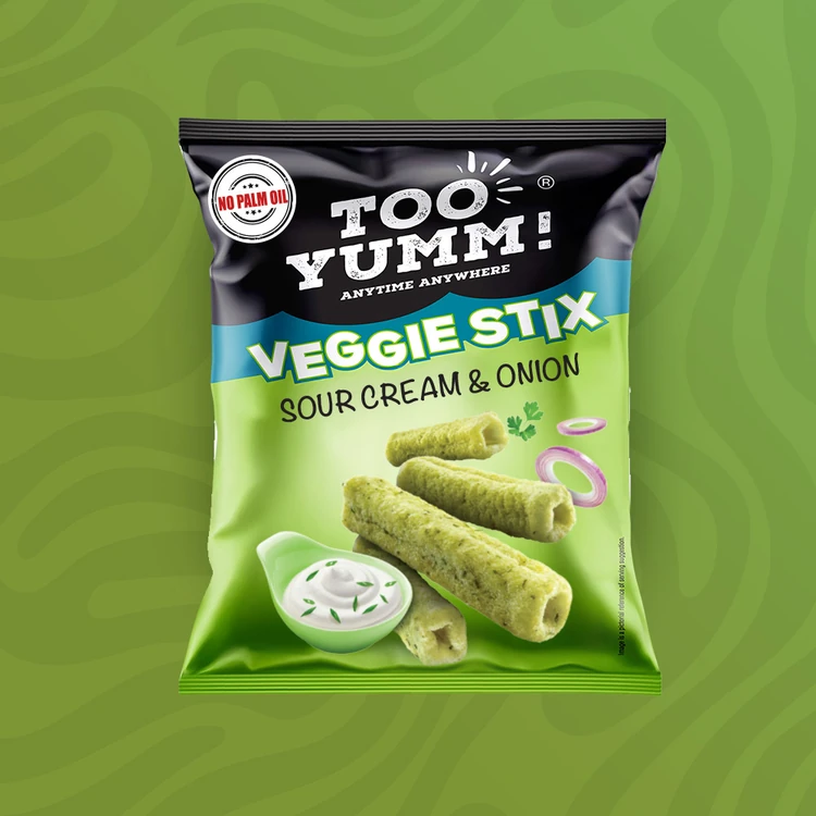 Too Yumm Veggie Stix Sour Cream & Onion Crisps