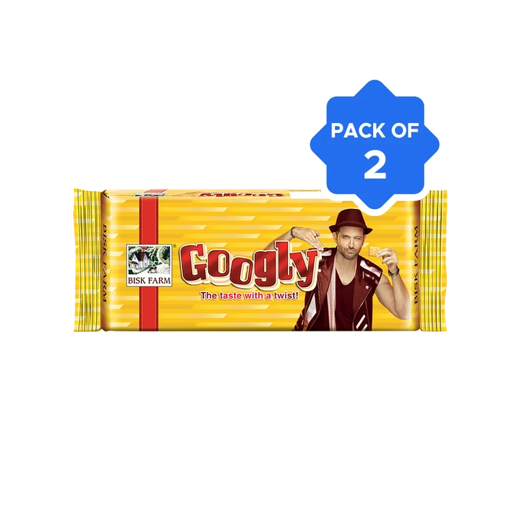 Bisk Farm Googly Sweet & Salty Biscuits - Pack of 2