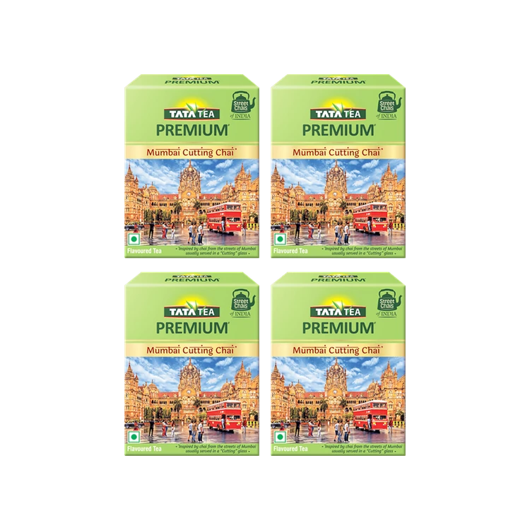 Tata Tea Premium Mumbai Cutting Chai - Pack of 4
