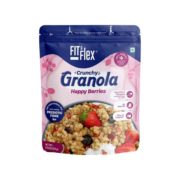 Fit&Flex Crunchy Happy Berries Granola
