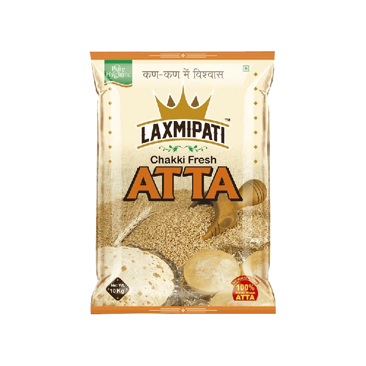 Laxmipati Chakki Fresh Atta (10 kg) (Godihittu)