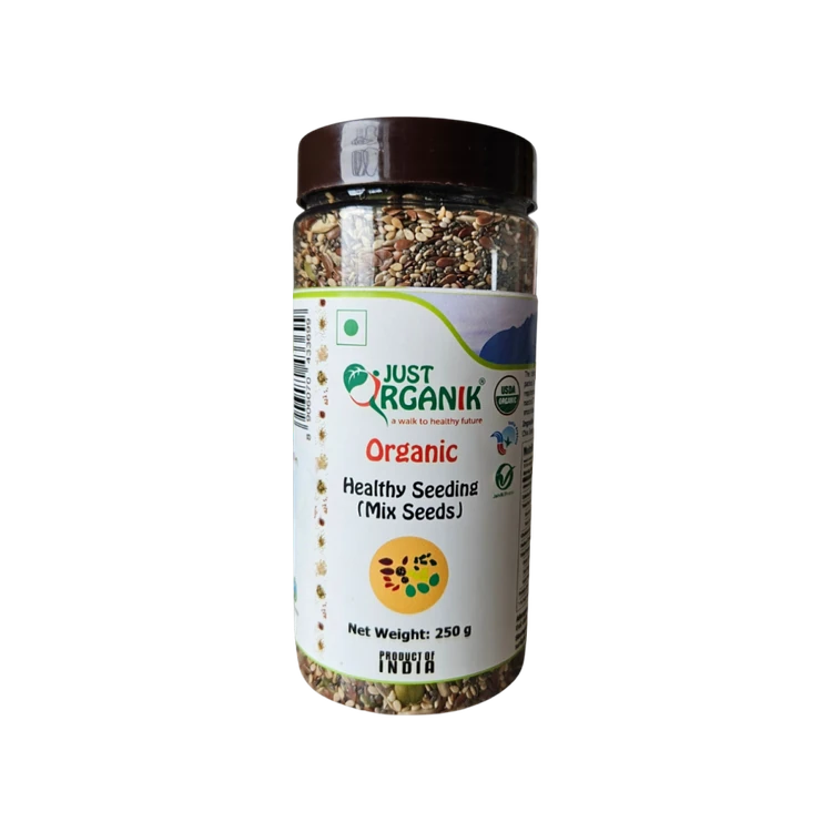 Just Organik Organic Healthy Seeding Seeds Mix