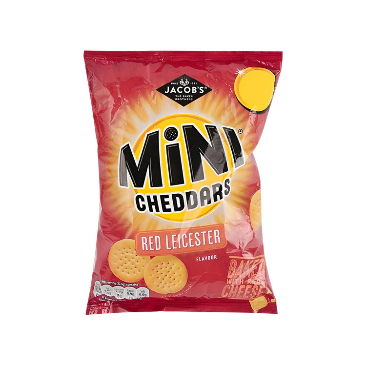 Jacob's Mini Cheddars Crackers - Red Leicester