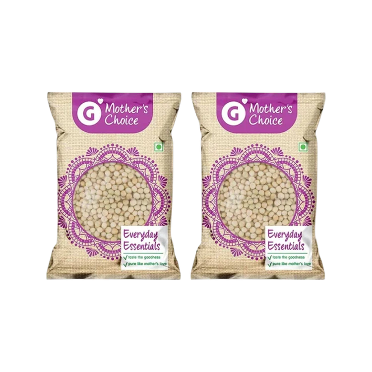 GMC White Dried Peas / Safed Matar - Pack of 2 (Bili Kadle Kalu (Dry))