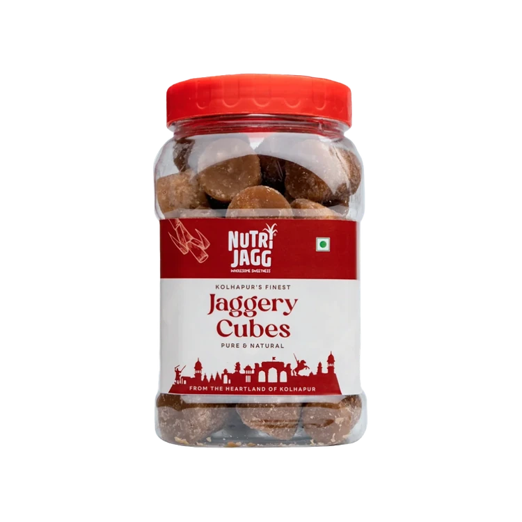 NUTRIJAGG Kolhapur's Finest Jaggery Cubes (Bella)