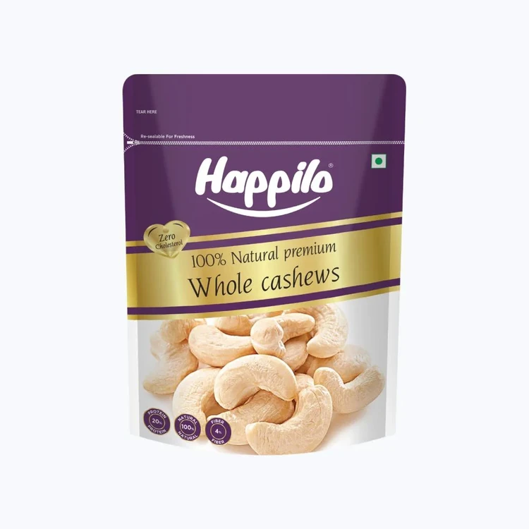Happilo 100% Natural Premium Whole Cashew (Godambi)