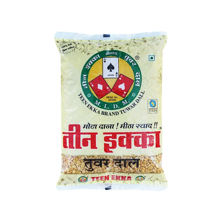 Teen Ekka Toor Dal (Togari Bele)