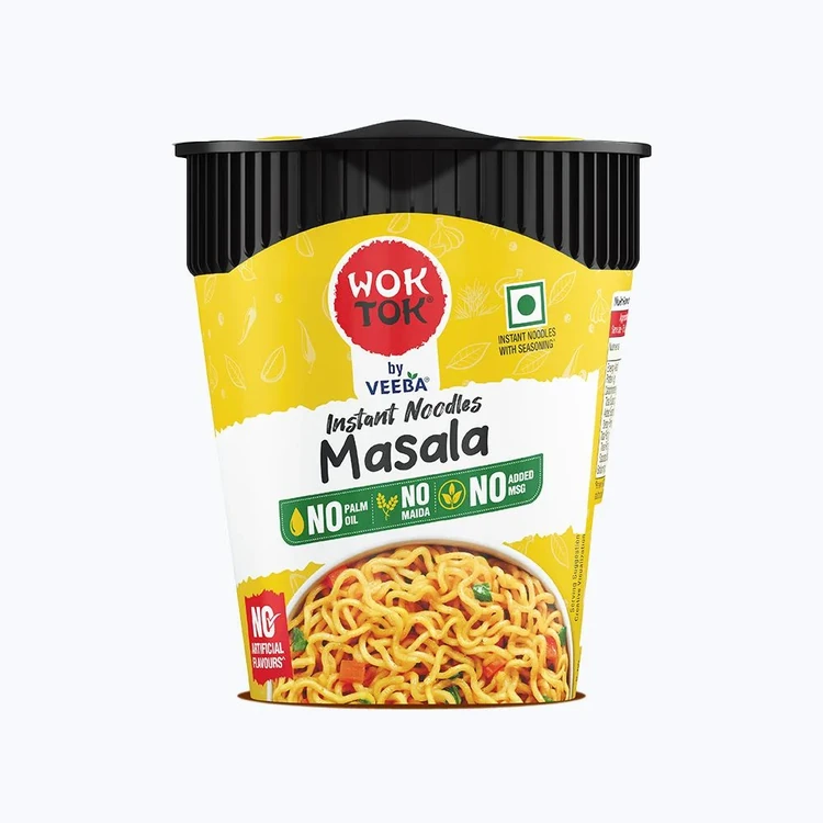Wok Tok by Veeba Masala Cup Noodles (No Maida & Palm Oil)