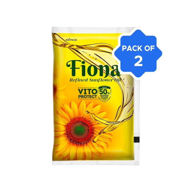 Fiona Refined Sunflower Oil - Pack of 2 (Suryakanthi Enne)