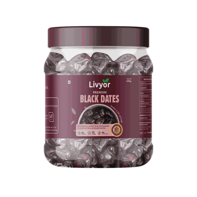 Livyor Premium Black Dates (Kharjura)
