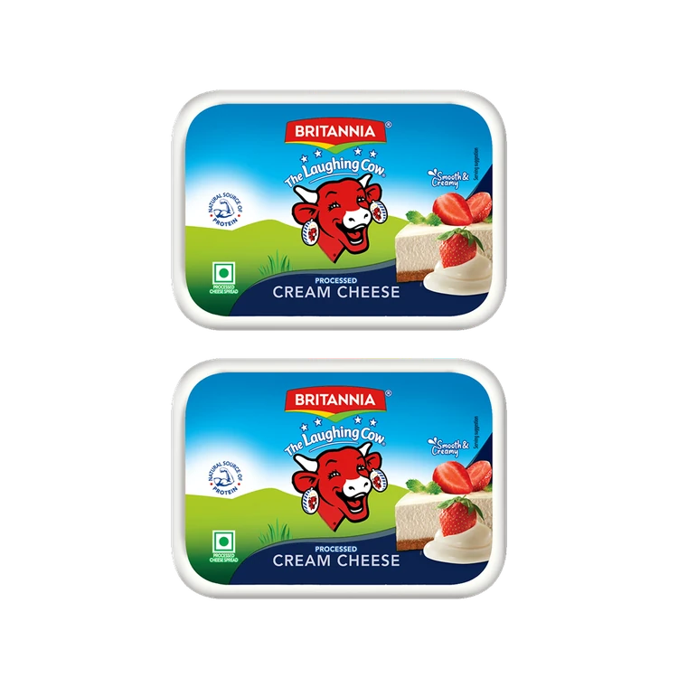 Britannia Laughing Cow Cream Cheese - Pack of 2