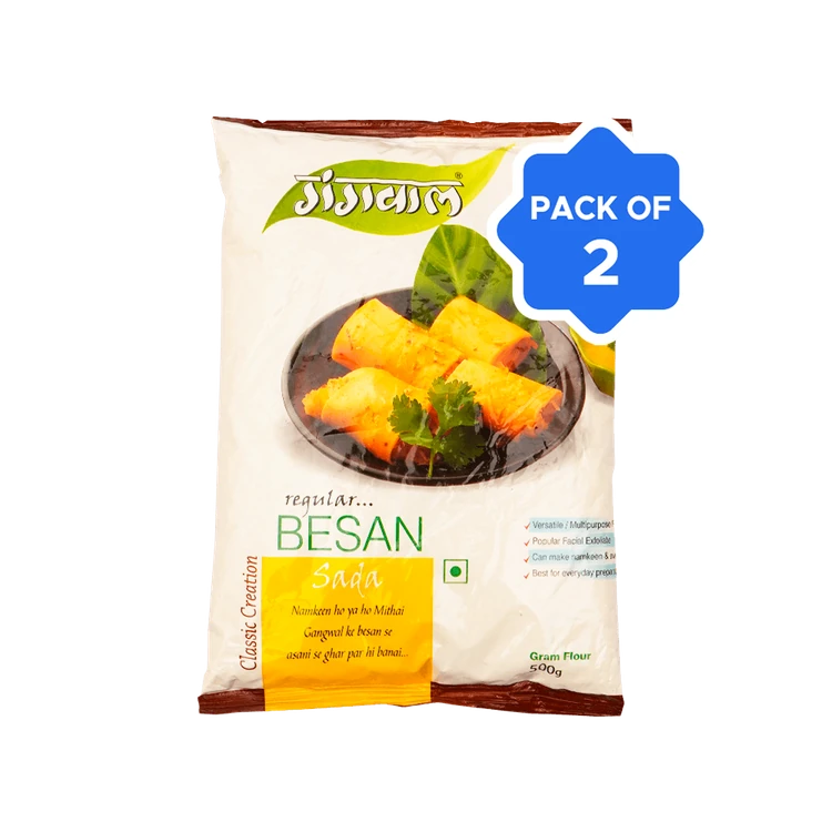Gangwal Sada Besan (Regular) - Pack of 2 (Kadale Hittu)