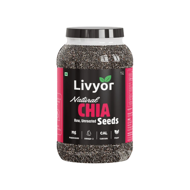 Livyor Raw Chia Seeds (Chia Beeja)