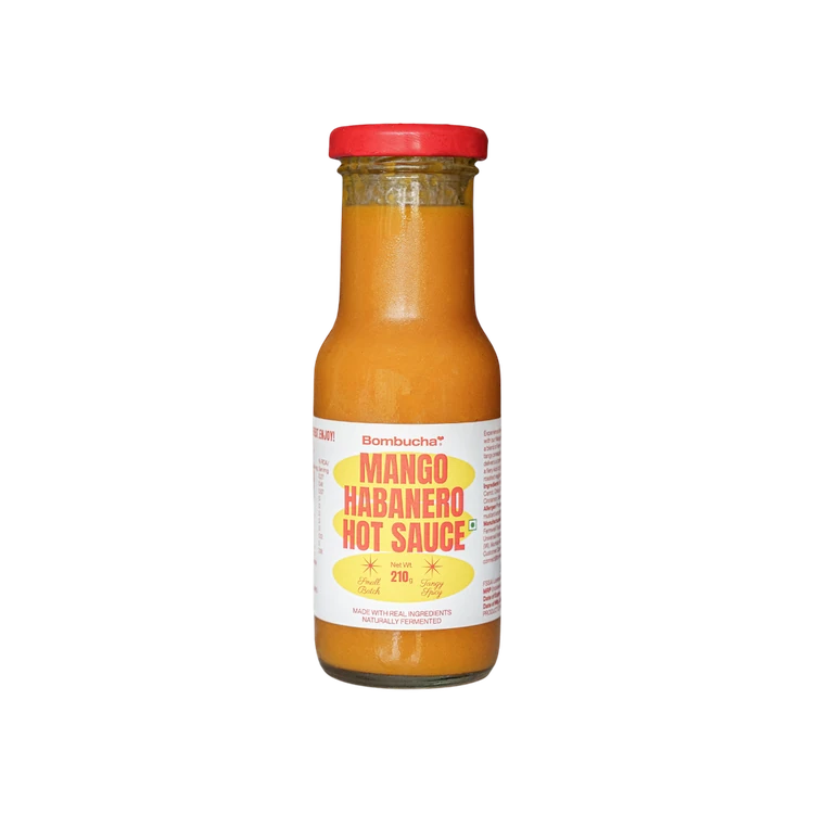 Bombucha Mango Habanero Hot Sauce