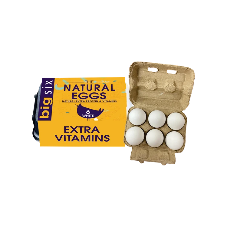 The Natural Fresh White Protein Rich Eggs - 6 pieces