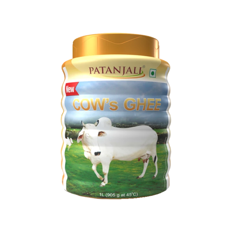 Patanjali Pure Cow Ghee - Pack of 2 (Hasuvina Tuppa)