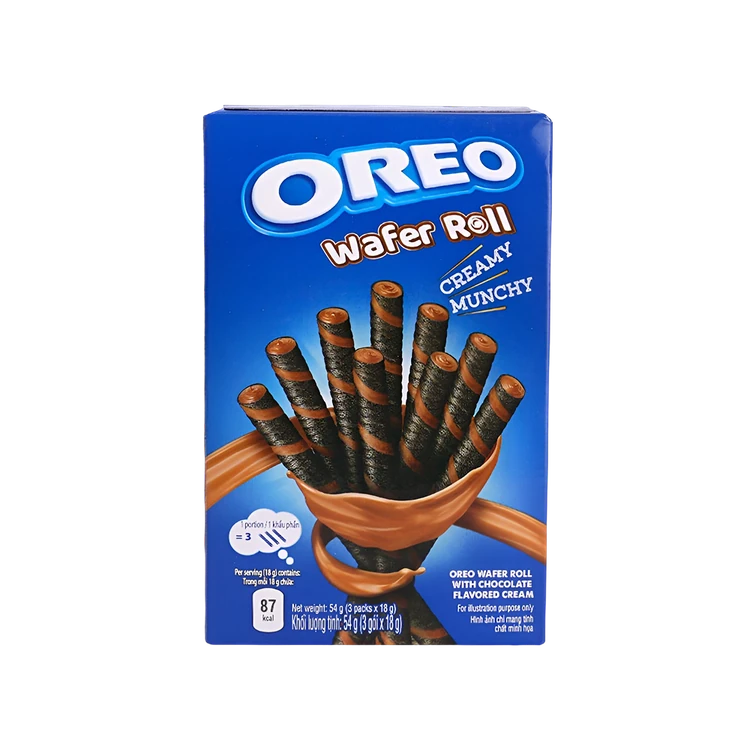 Oreo Chocolate Wafer Roll (Creamy & Munchy)