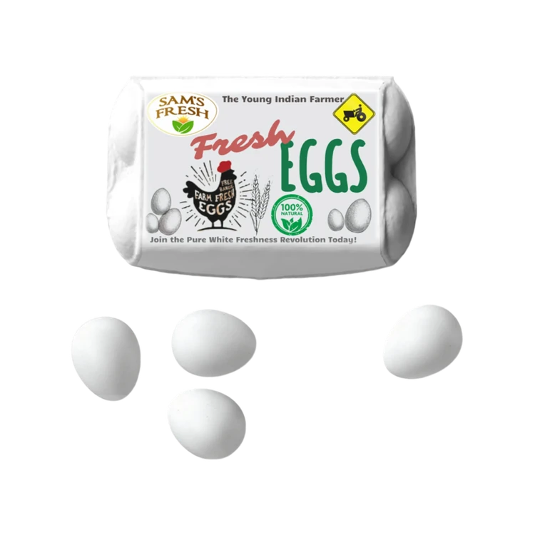 Sam's Fresh White Eggs