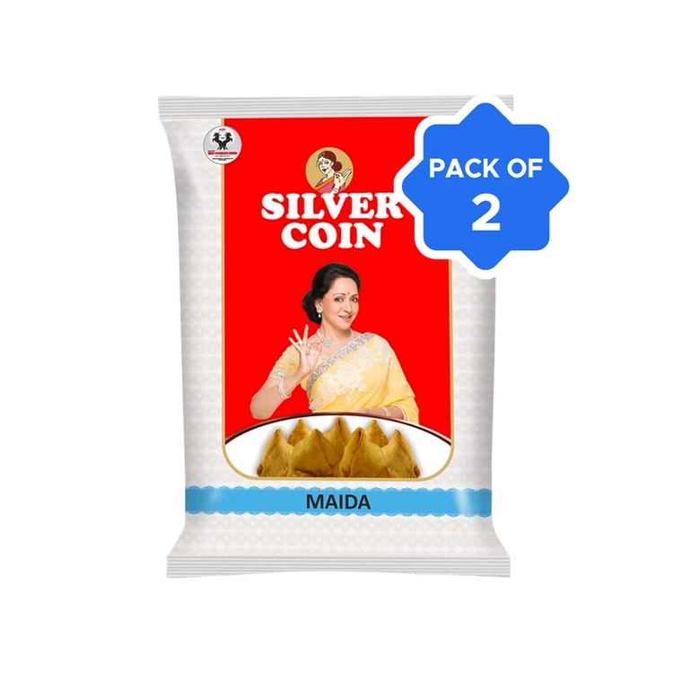 Silver Coin Maida - Pack of 2 (Maida Hittu)