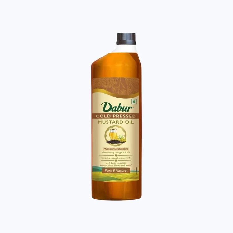 Dabur Cold Pressed Mustard Oil (Cold Pressed Sasive Enne)