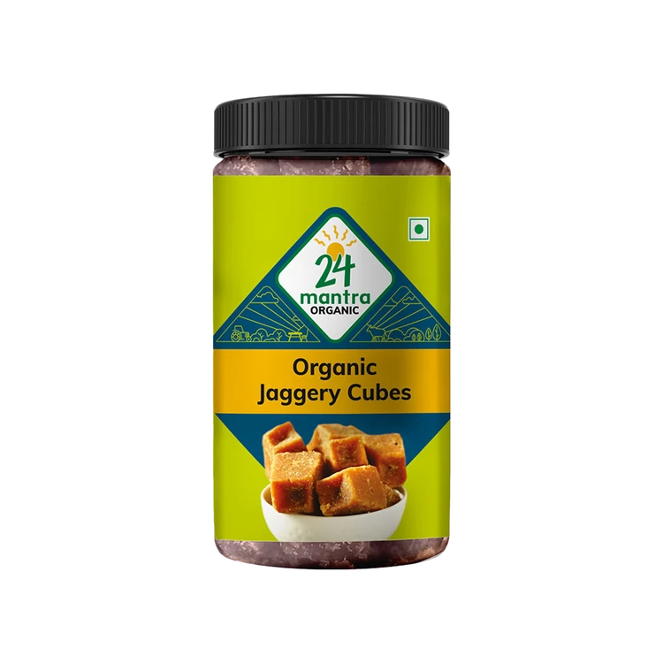 24 Mantra Organic Jaggery Cubes / Gud (Bella)
