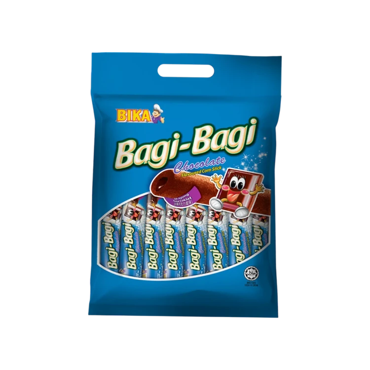 Bika Bagi - Bagi Chocolate Flavoured Corn Sticks
