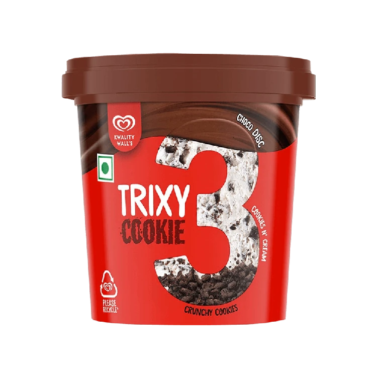 Kwality Walls Trixy Cookie Frozen Dessert Cup