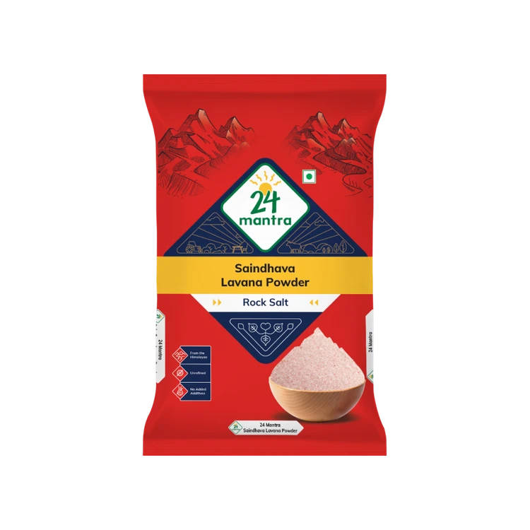 24 Mantra Organic Saindhava Lavana Powder Organic Rock Salt