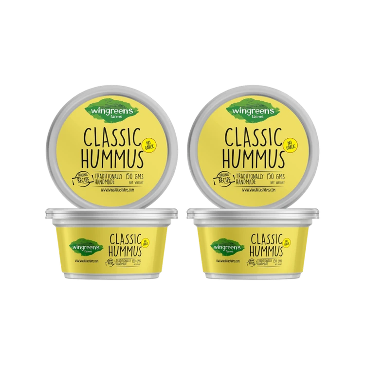 Wingreens Farms Classic Hummus Dip - Pack of 2