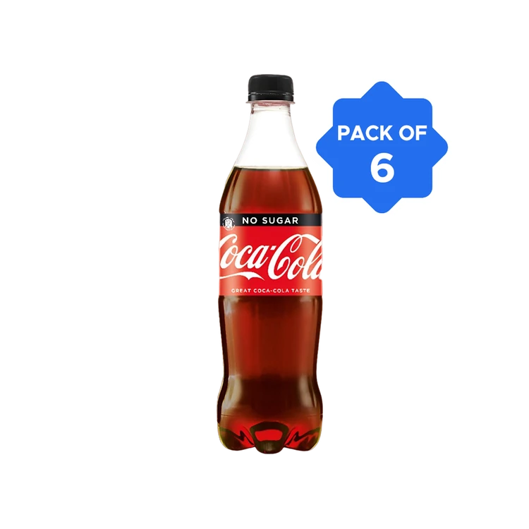Coca-Cola Zero Soft Drink - Pack of 6