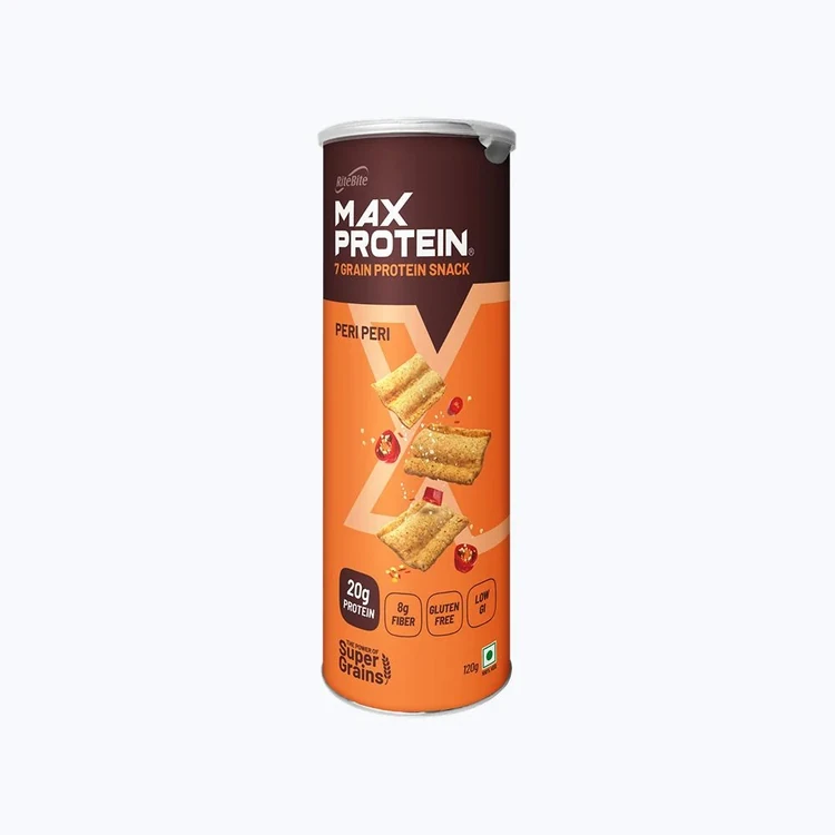 RiteBite Max Protein Peri Peri 20 g Protein Multigrain Chips