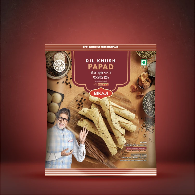 Bikaji Dil Khush Moong and Urad Dal Papad