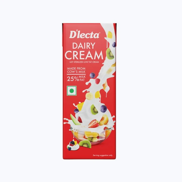 D'lecta Dairy Fresh Cream - 25% Fat
