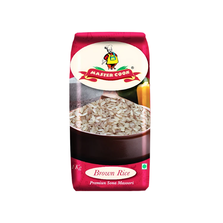 Master Cook Brown Sona Masuri Rice (Medium Grain) (Kempu Sona Masuri Akki)