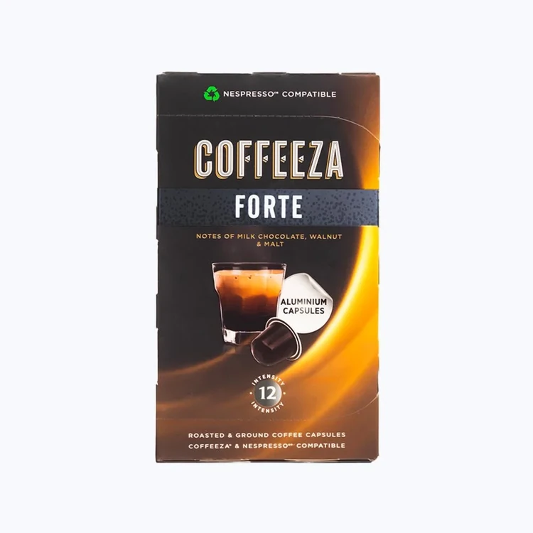 Coffeeza Forte Aluminium Coffee Capsules